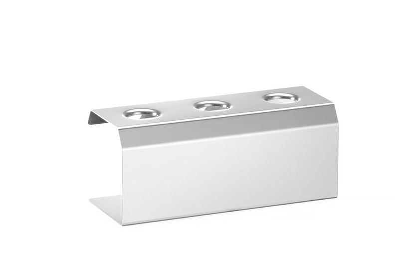 IJshoornstandaard rvs200x95x85 mm met 3 gaten 26 mm 1/box