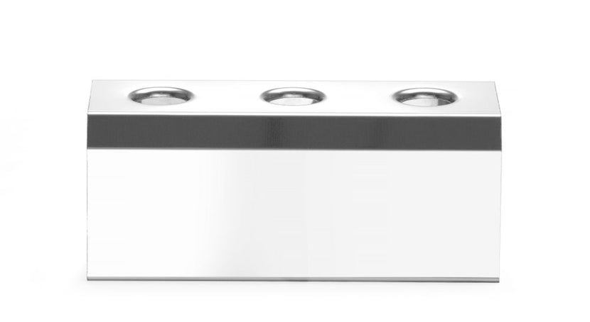 IJshoornstandaard rvs200x95x85 mm met 3 gaten 26 mm 1/box