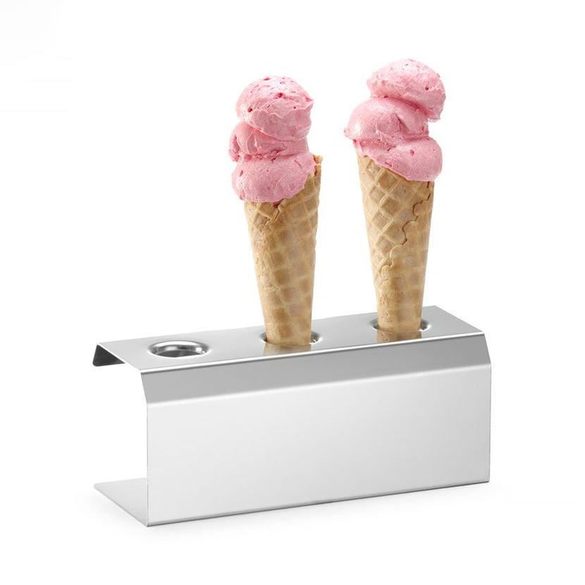 IJshoornstandaard rvs200x95x85 mm met 3 gaten 26 mm 1/box