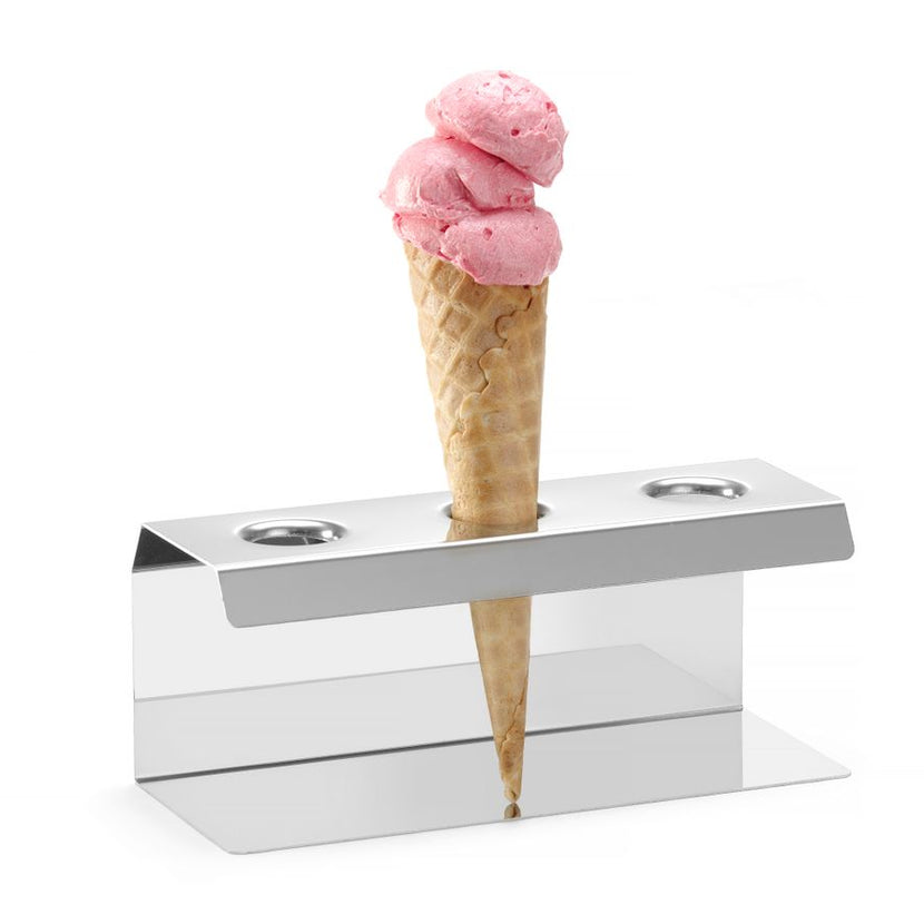 IJshoornstandaard rvs200x95x85 mm met 3 gaten 26 mm 1/box