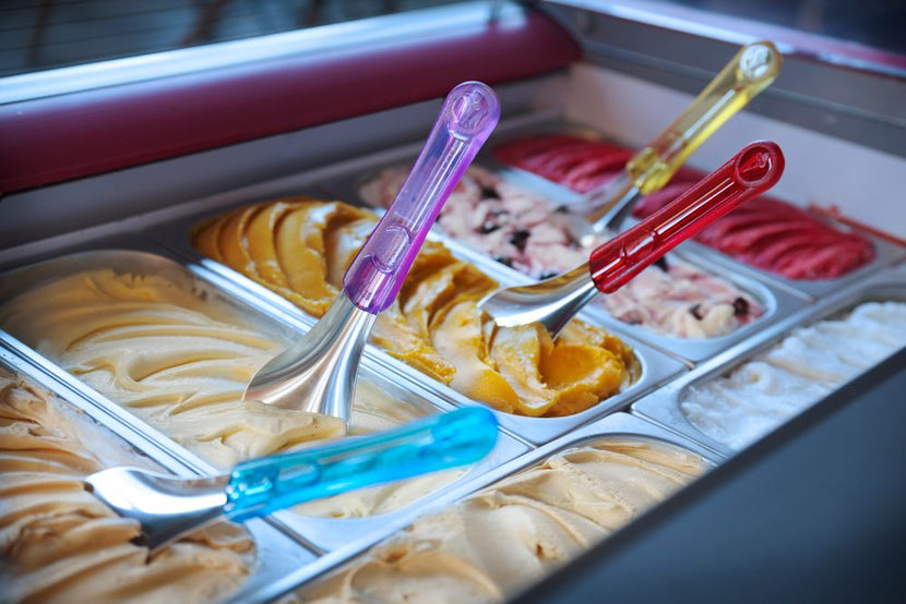 IJsspatel rvs 260 mm geeltritan greep 1/box