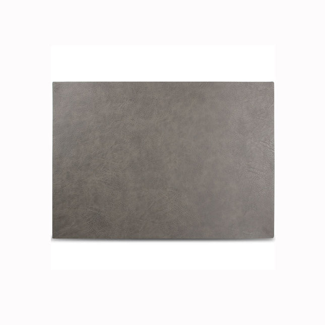 Bonbistro | Placemat 43x30cm lederlook grijs Layer 4/Box