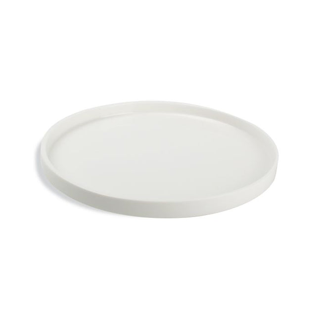 Chic Verso wit porselein plat bord 24 cm