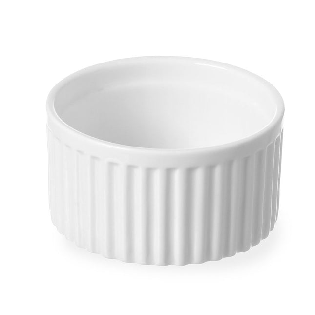 Ramekin geribd 90x90x48 mmwit porselein 1/box