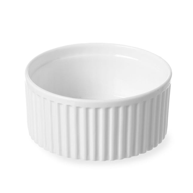 Ramekin geribd 120x120x55 mmwit porselein 1/box