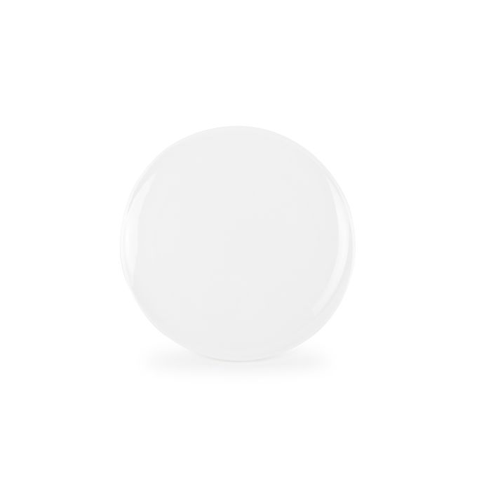 F2D | Flat plate 21 cm white Perla 4/box