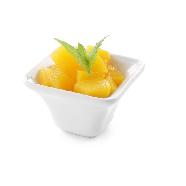 Tapas dish Cuadrado59x59x37 mm white porcelain 6/box