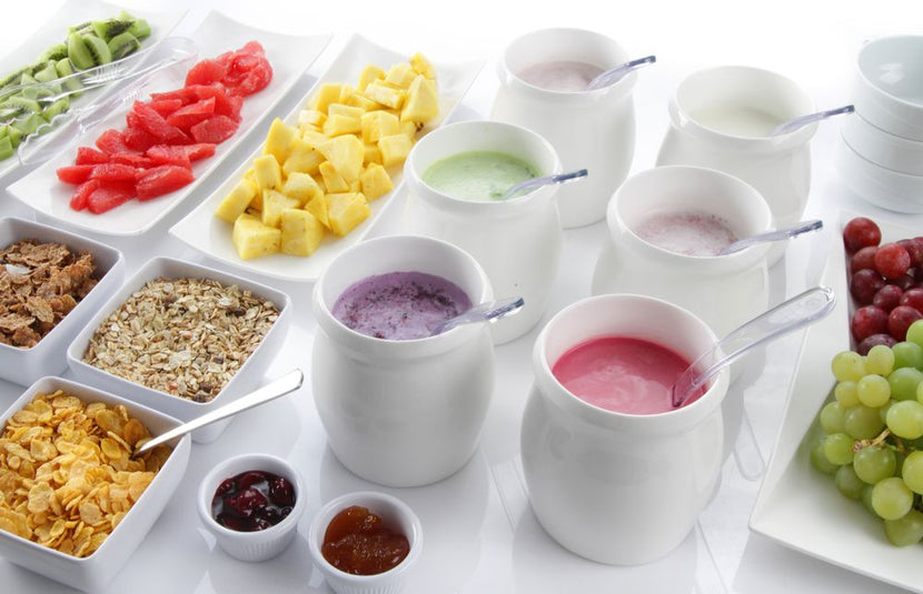 Dressingpot 1000 mlwit porselein 1/box