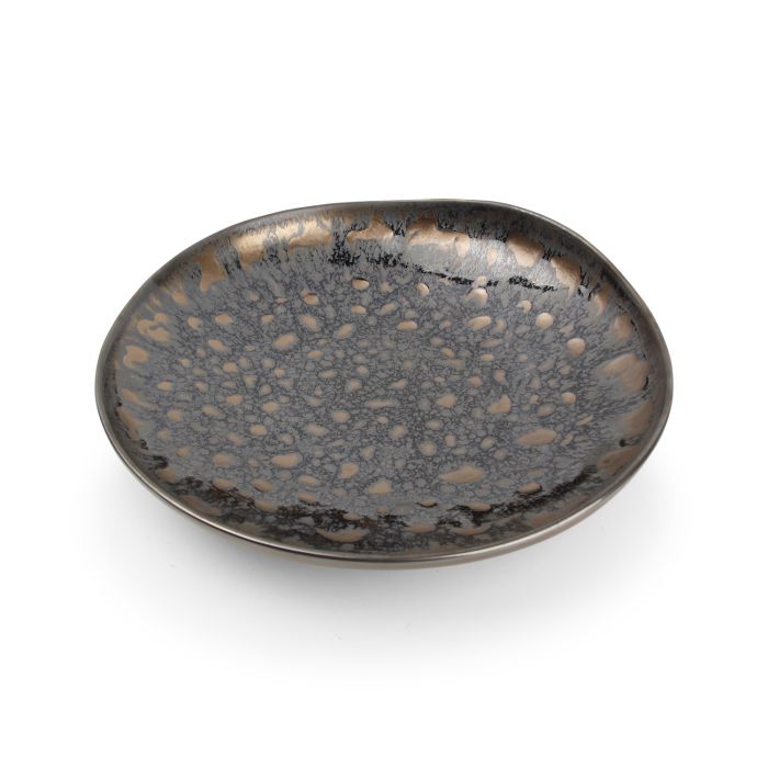 Chic | Diep bord 26xH4cm gold flaked Nobile 2/Box