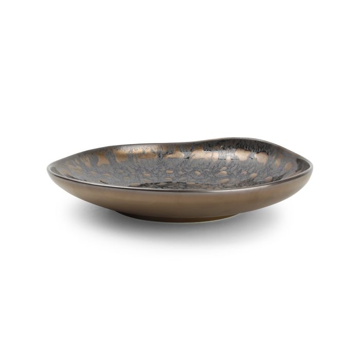 Chic | Diep bord 26xH4cm gold flaked Nobile 2/Box