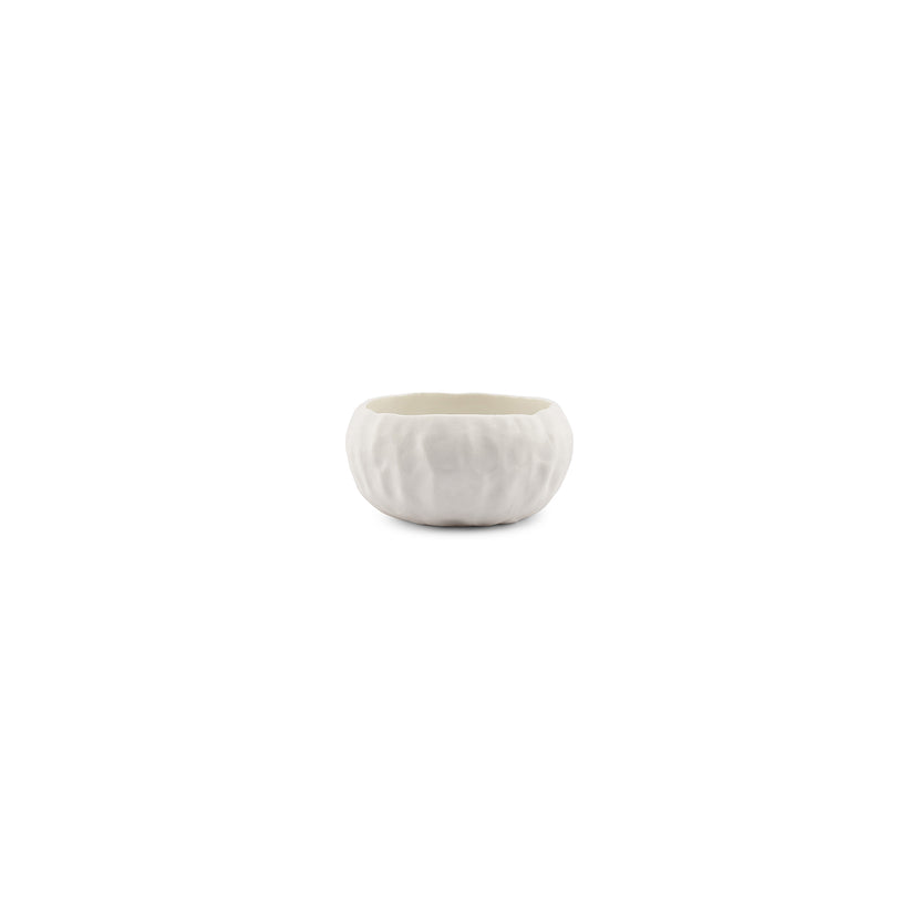 Chic Kom Arte 11,5 cm wit – zijaanzicht porselein