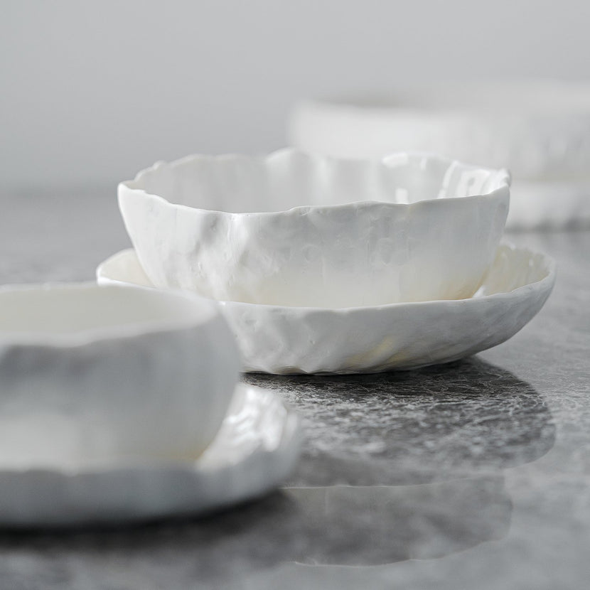 Chic Kom Arte 20 cm wit gedekte tafel sfeerfoto
