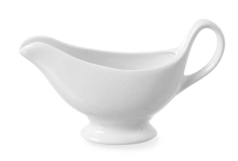 Sauce boat 150 ml white porcelain180x55x130 mm 1/box