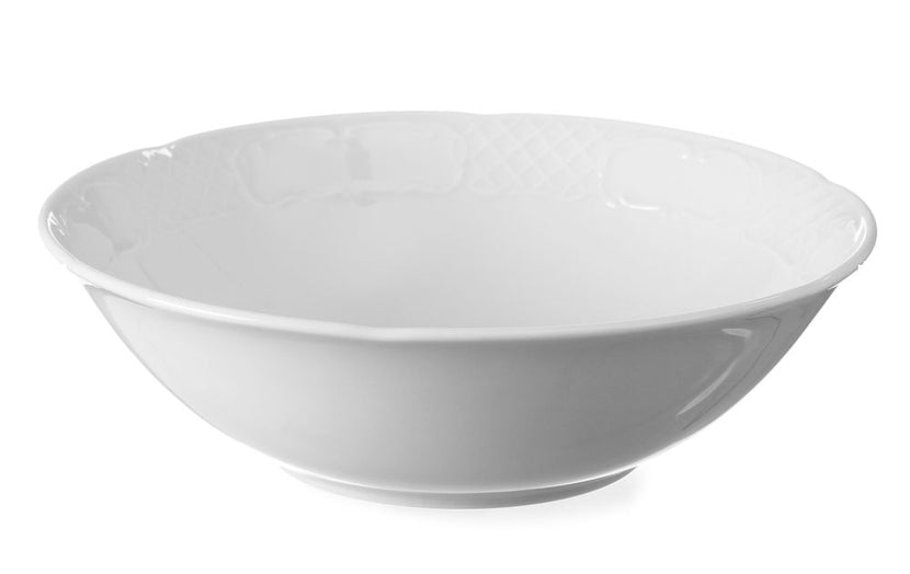 Bowl 230x65 mm Flora white porcelain 1/box