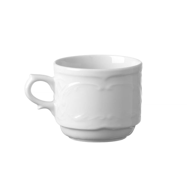 Espressokop 120 ml Flora65x85x55 mm wit porselein 1/box