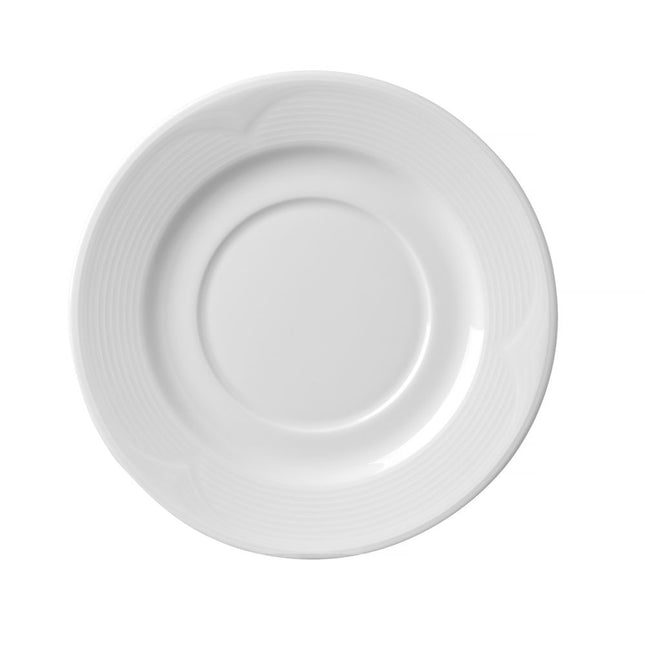 Schotel 180x20 mm Saturnvoor soepkom wit porselein 1/box