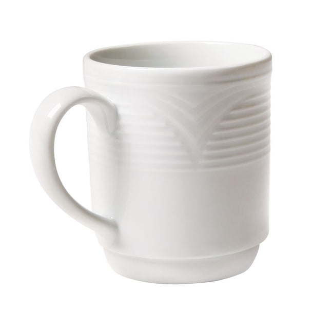 Mug250 ml white porcelain Saturn 1/box