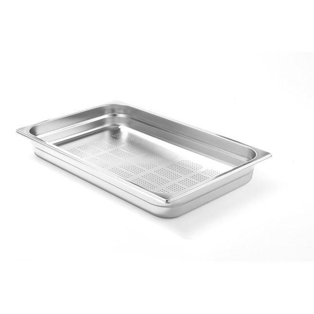 Gastronorm container stainless steel 1/1 200 mmProfi Line perforated 1/box