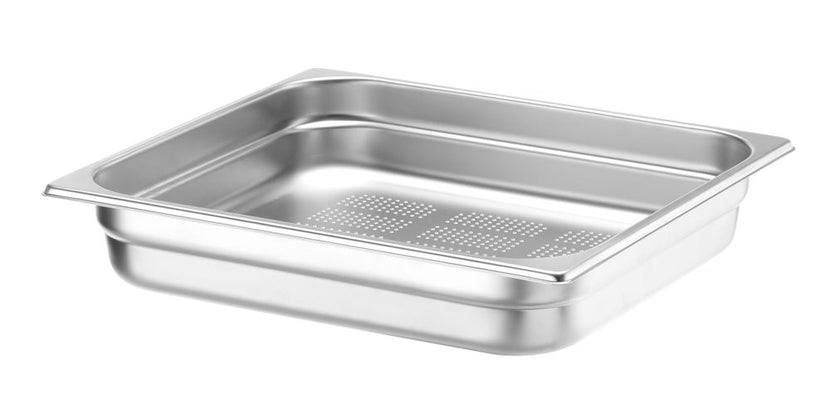 Gastronorm container stainless steel 2/3 65 mmProfi Line perforated 1/box
