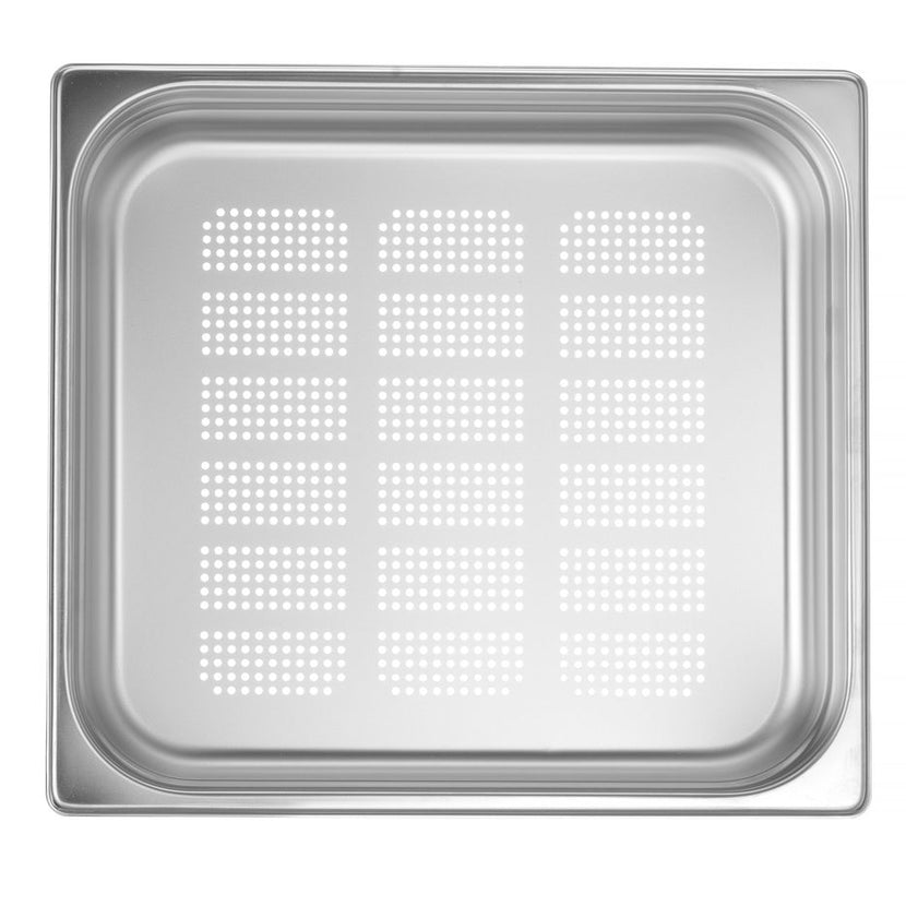 Gastronorm container stainless steel 2/3 65 mmProfi Line perforated 1/box
