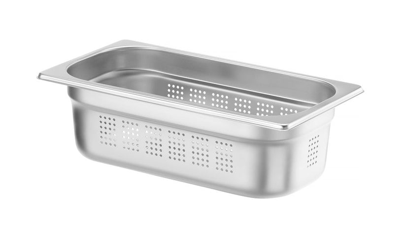 Gastronorm container stainless steel 1/3 100 mmProfi Line perforated 1/box