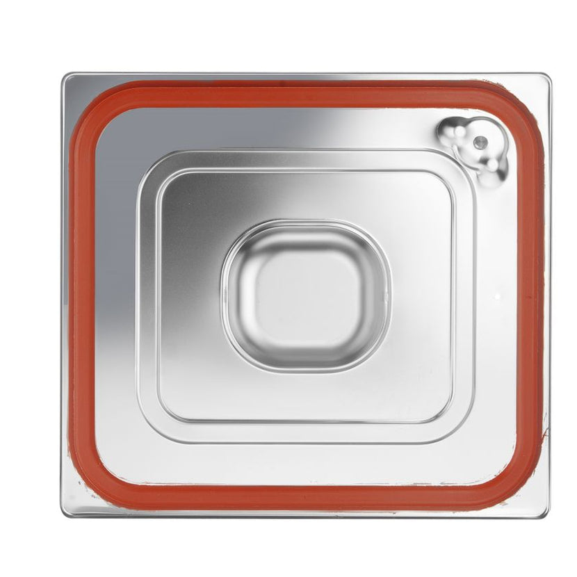 Gastronorm deksel2/3 met siliconenrand Profi L. 1/box