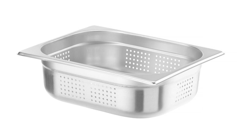 Gastronorm container stainless steel 1/2 100 mmKitchen Line perforated 1/box