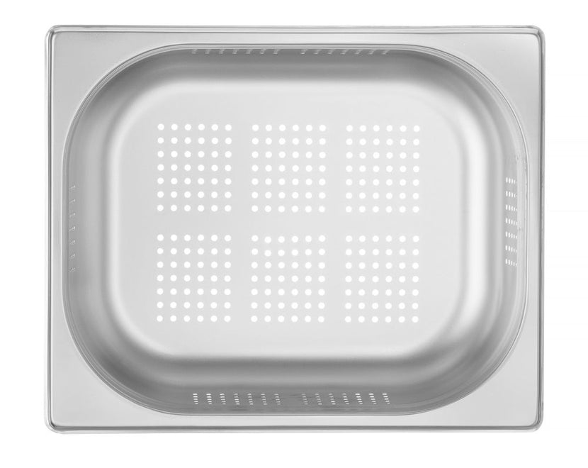 Gastronorm container stainless steel 1/2 100 mmKitchen Line perforated 1/box
