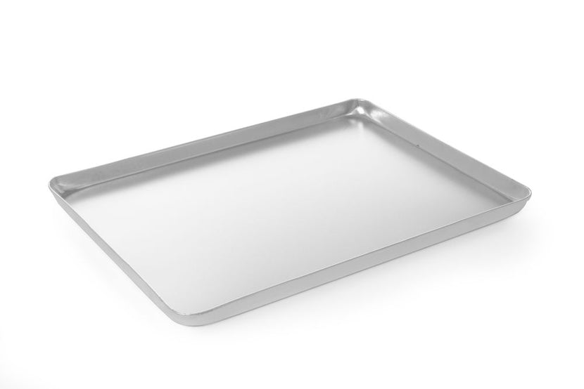 Tray aluminum 400x300x20 mm silver colored 1/box