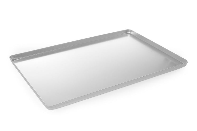 Tray aluminum 600x400x20 mm silver colored 1/box