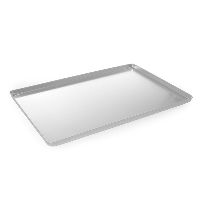 Tray aluminum 600x400x20 mm silver colored 1/box
