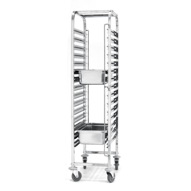 Shelf trolley 15x GN 1/1 stainless steel 615x450x1695 mm 1/box