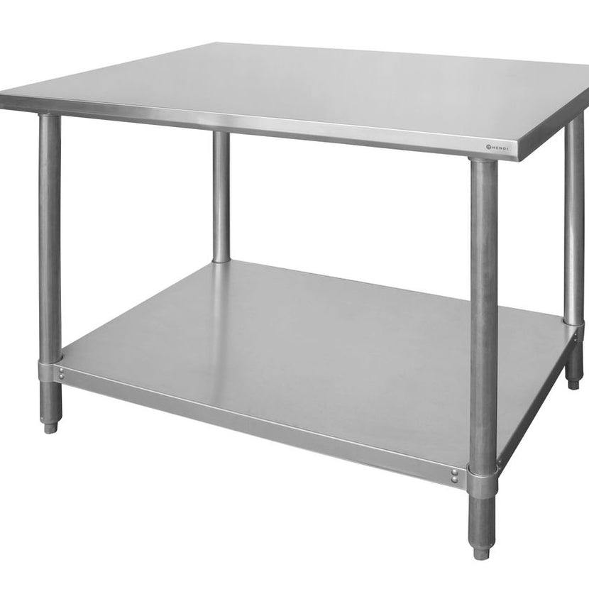 Work table stainless steel 1400x600x850 mm Budget 1/box