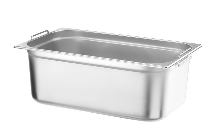 Gastronorm container 1/1 200 mm stainless steel with handles Budget Line 1/box
