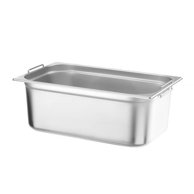 Gastronorm container 1/1 200 mm stainless steel with handles Budget Line 1/box