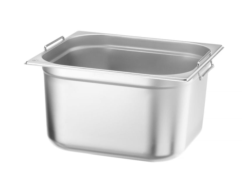 Gastronorm container 2/3 200 mm stainless steel with handles Budget Line 1/box