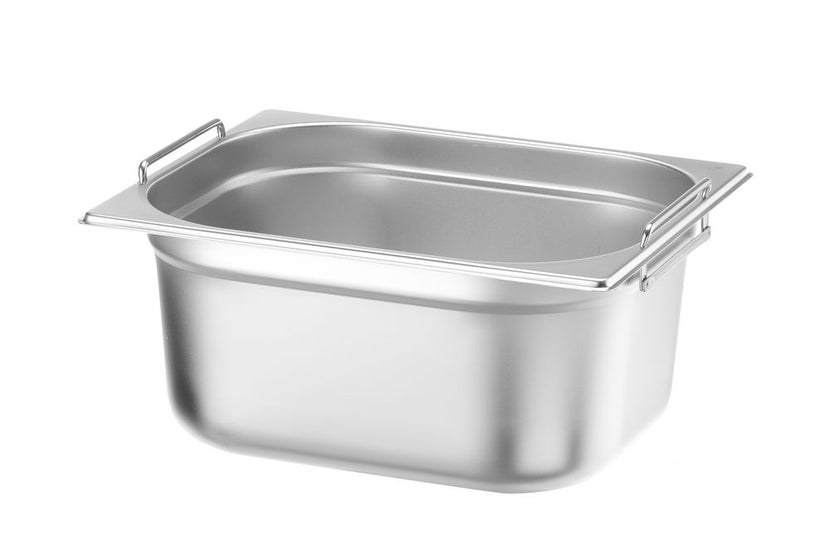 Gastronorm container 1/2 150 mm stainless steel with handles Budget Line 1/box
