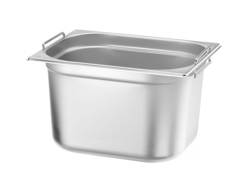 Gastronorm container 1/2 200 mm stainless steel with handles Budget Line 1/box