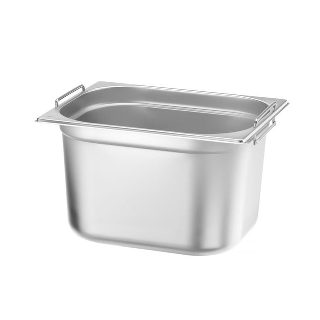 Gastronorm container 1/2 200 mm stainless steel with handles Budget Line 1/box