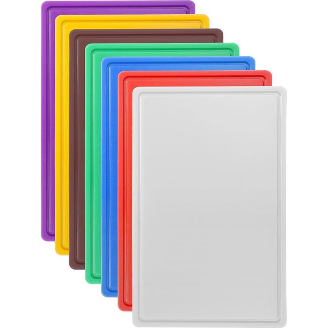 Cutting board GN 1/1 15 mm yellow poultry HDPE 500 1/box