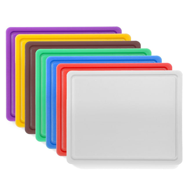 Cutting board GN 1/2 12 mm yellow poultry HDPE 500 1/box