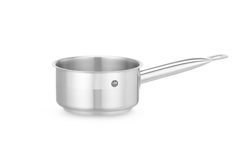 Steelpan rvs laag 140x70 mm1,2 l z/deksel Profi Line 1/box