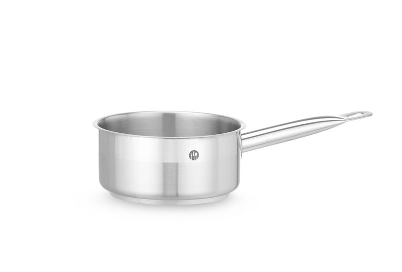Saucepan stainless steel low 160x75 mm1.5 lz/lid Profi Line 1/box