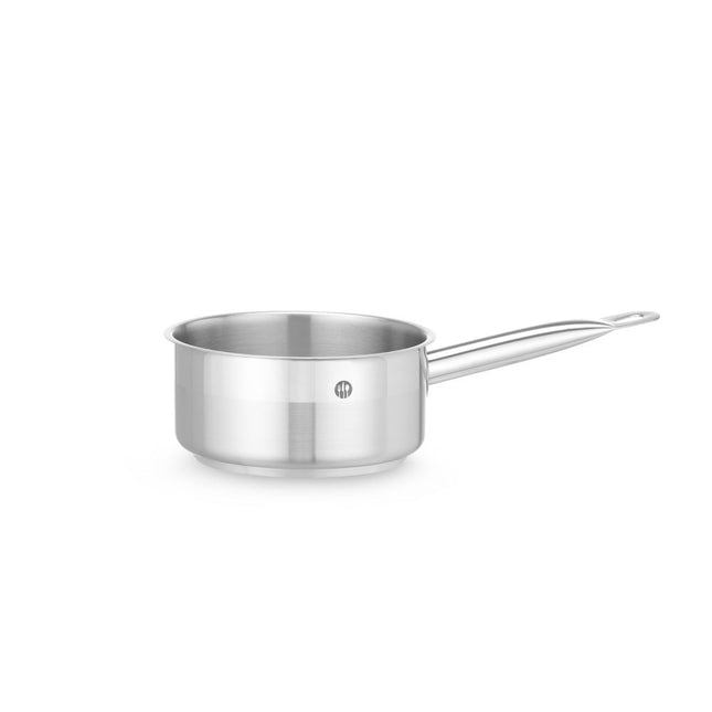 Saucepan stainless steel low 160x75 mm1.5 lz/lid Profi Line 1/box