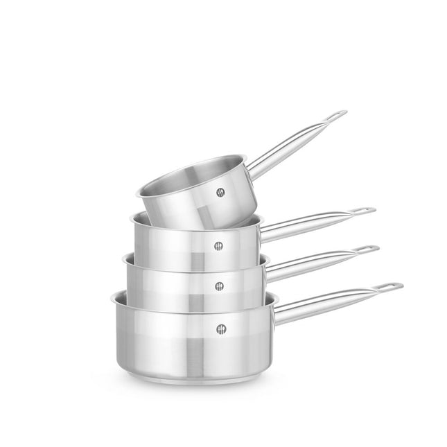 Steelpan rvs laag 200x90 mm3 l z/deksel Profi Line 1/box