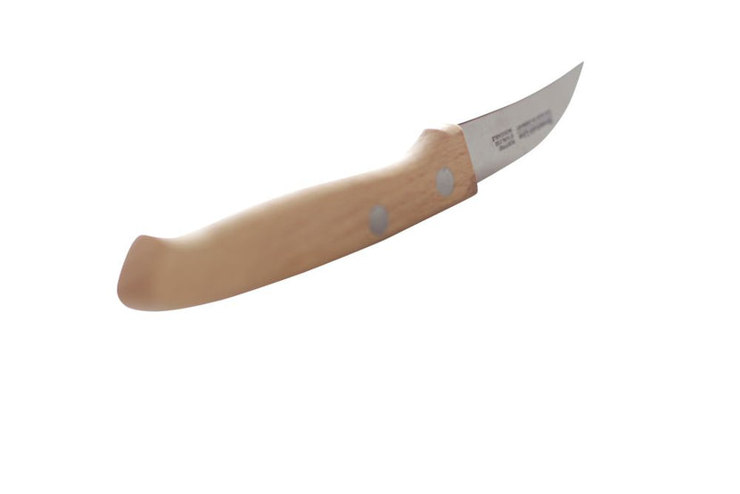 Paring knife 165 mm curved with PP handle blade 60 mm 1/box