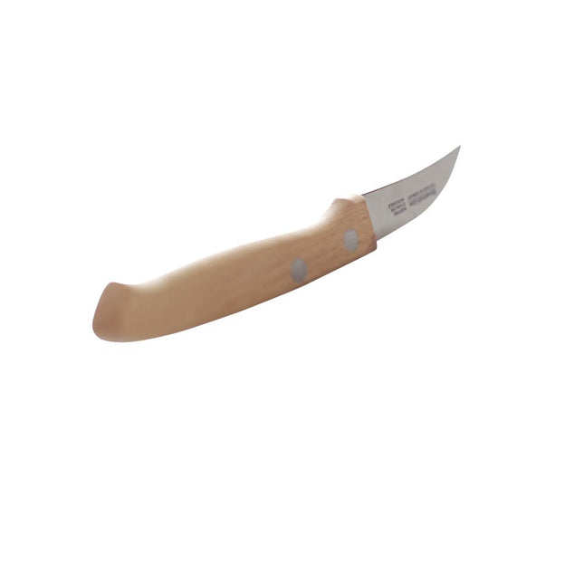 Paring knife 165 mm curved with PP handle blade 60 mm 1/box