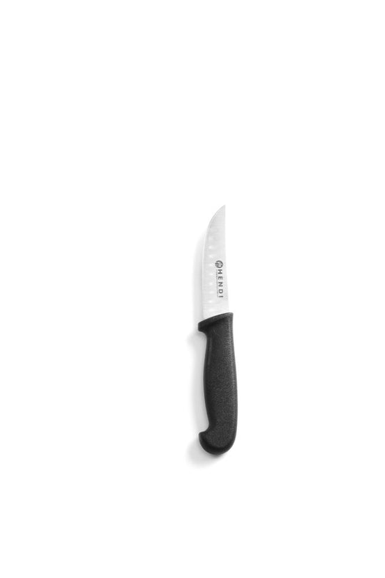 Universal knife short 90 mm black PP handle 1/box