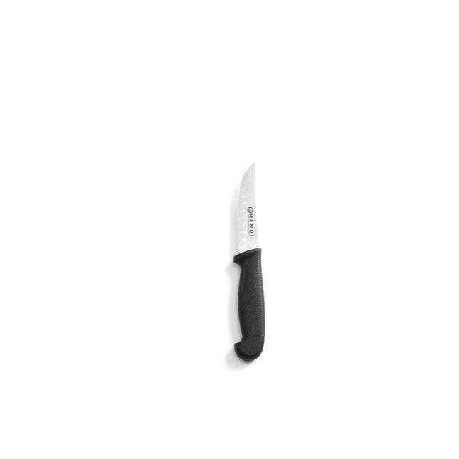 Universal knife short 90 mm black PP handle 1/box