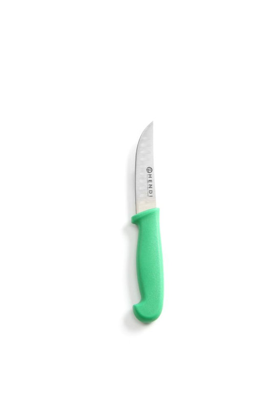 Universal knife short 90 mm green PP handle 1/box